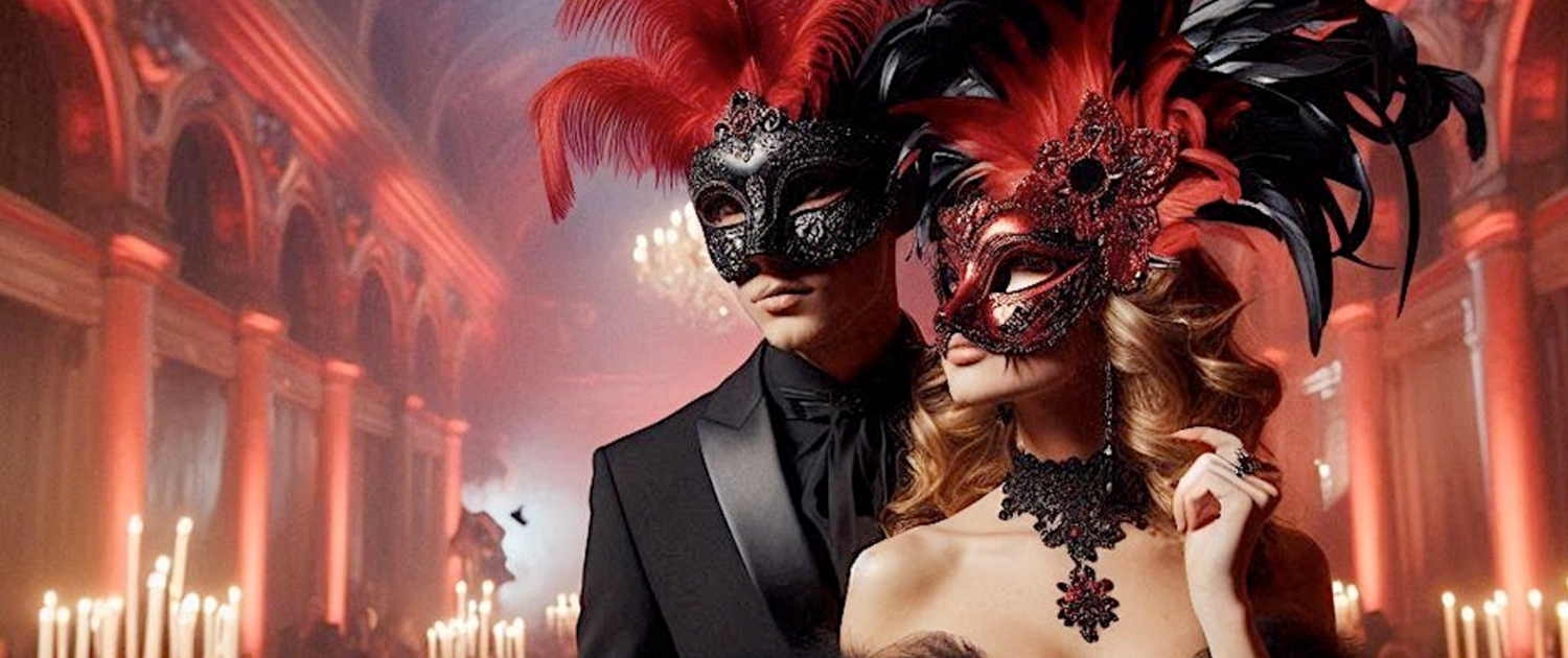 Black And Red Masquerade Ball